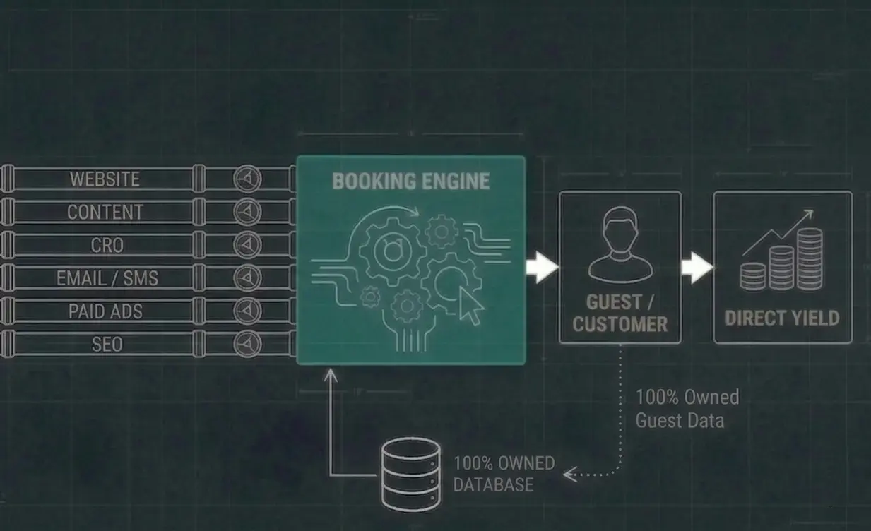 Create A Direct Booking Engine (Kraked) | Falcon Ridge Digital